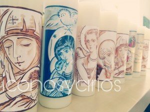 velas para la Pascua