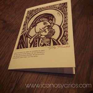 postal icono virgen