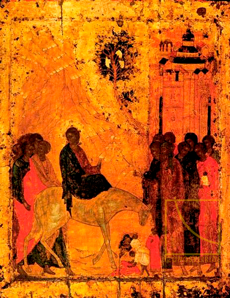 1ª mirada iconográfica: Entrada de Jesús en Jesuralén
