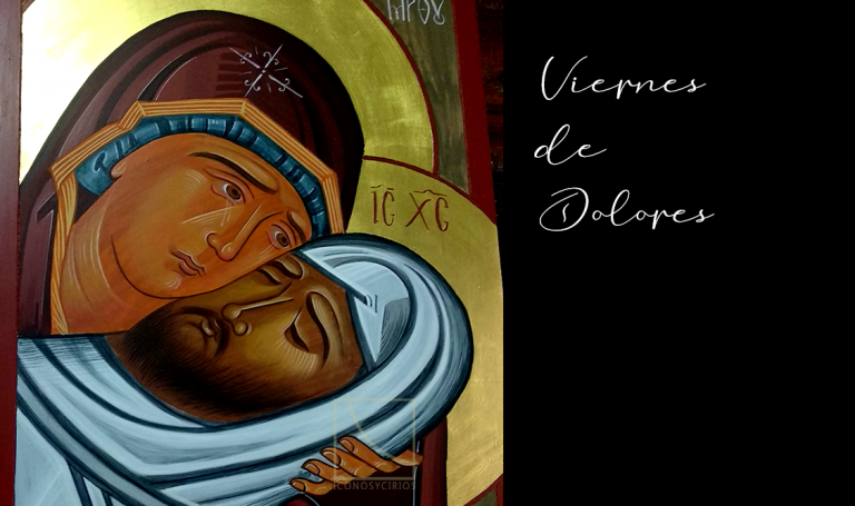Icono del Llanto sobre Cristo para el Viernes de Dolores