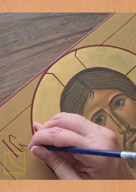 ICONO TRADICIONAL PINTADO A MANO